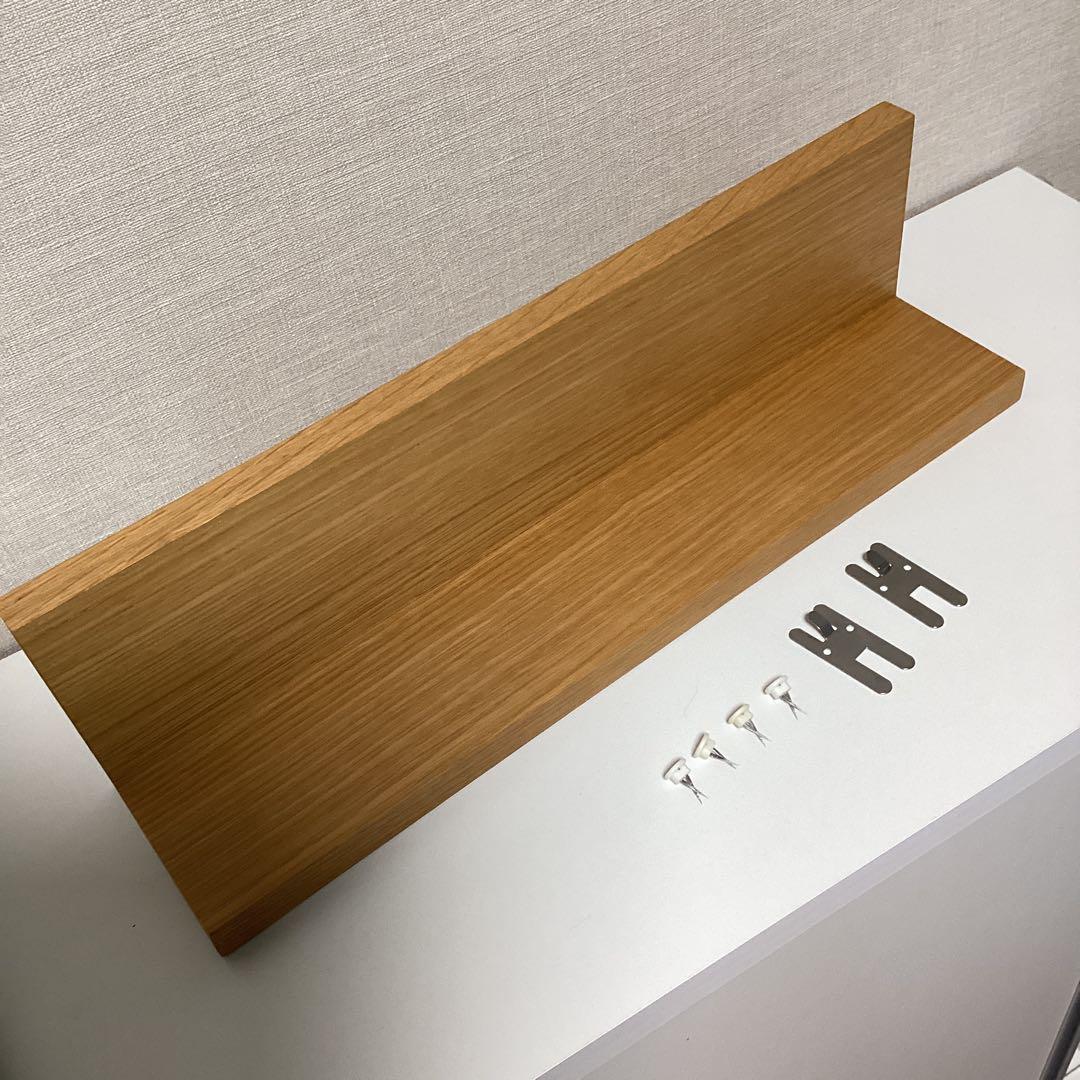 無印　壁に付けられる家具　3点セット★ミラー　鏡★３連ハンガー　フック★家具棚