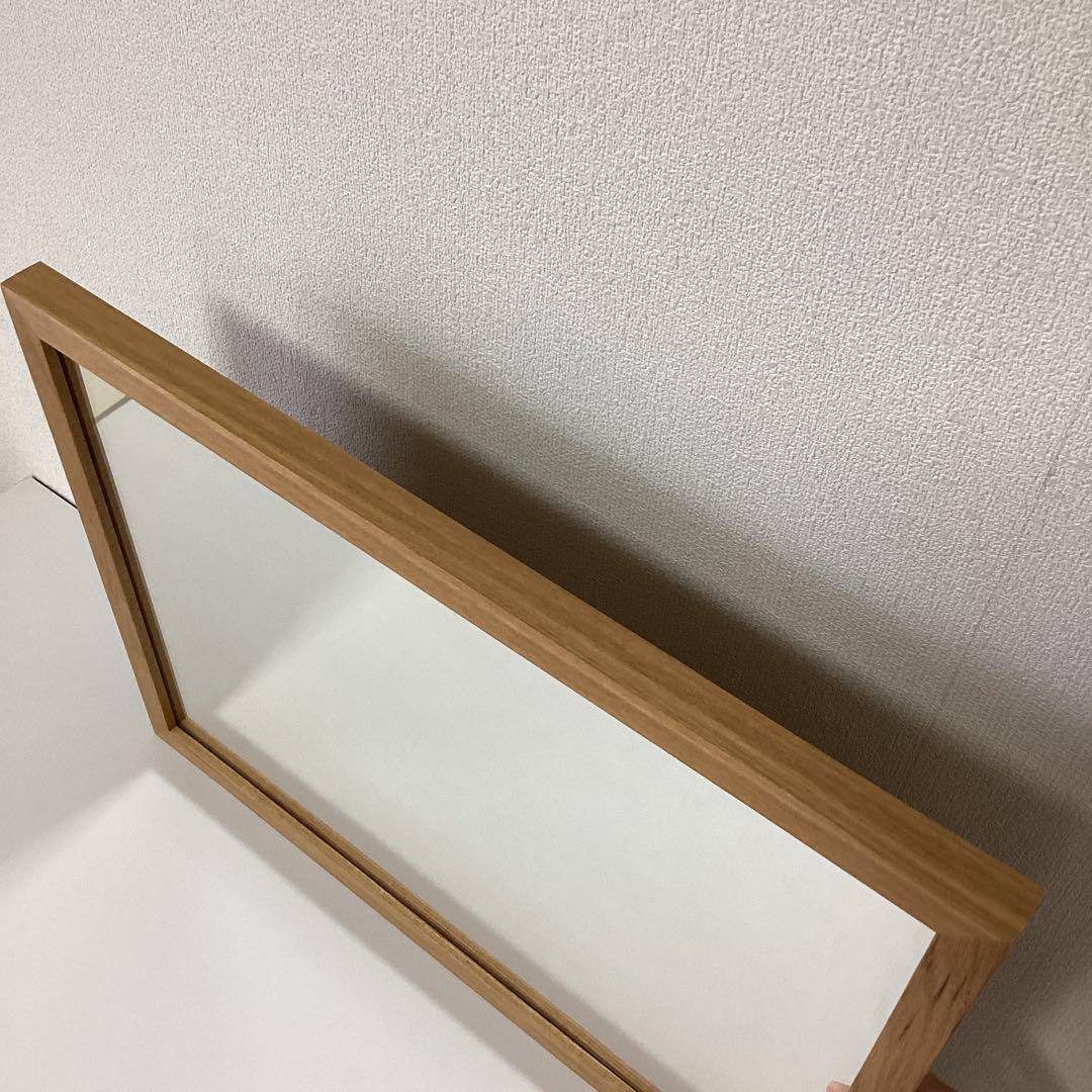 無印　壁に付けられる家具　3点セット★ミラー　鏡★３連ハンガー　フック★家具棚