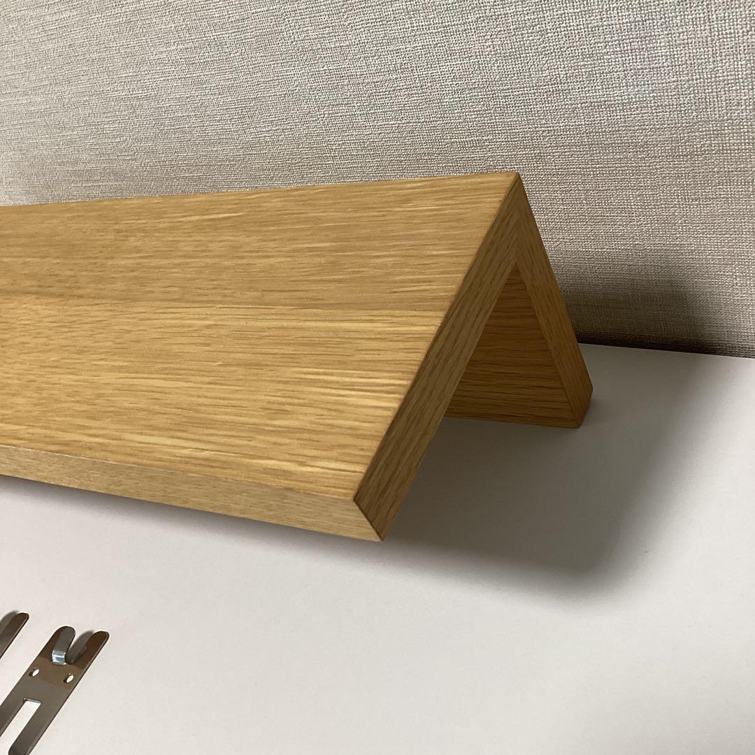 無印　壁に付けられる家具　3点セット★ミラー　鏡★３連ハンガー　フック★家具棚