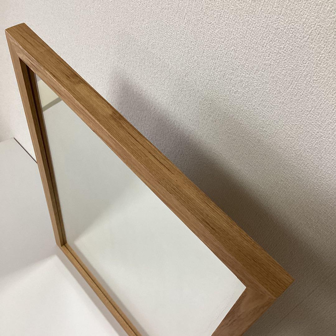 無印　壁に付けられる家具　3点セット★ミラー　鏡★３連ハンガー　フック★家具棚