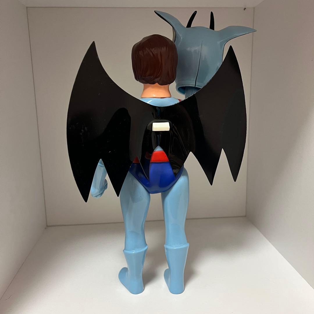 美品 メディコム トイ デビルマン レトロデザイン版 マスク取れ ソフビ 永井豪