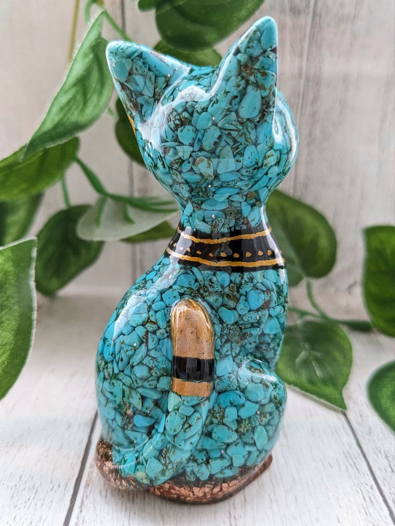 【つる927】シトリンのビリケンさん形オルゴナイト☆他１点