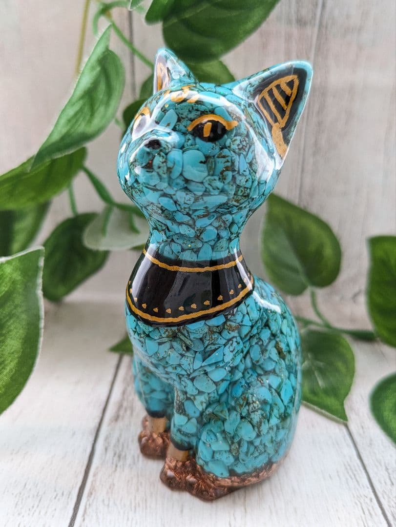 【つる927】シトリンのビリケンさん形オルゴナイト☆他１点