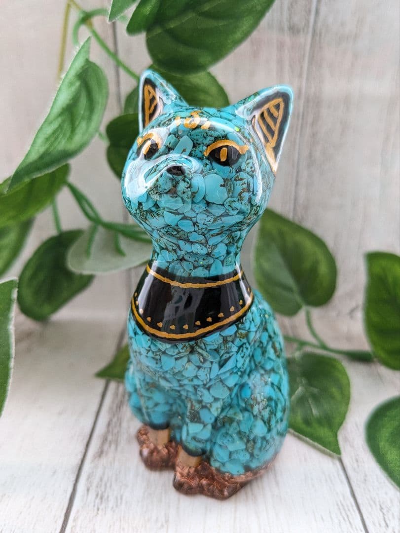 【つる927】シトリンのビリケンさん形オルゴナイト☆他１点