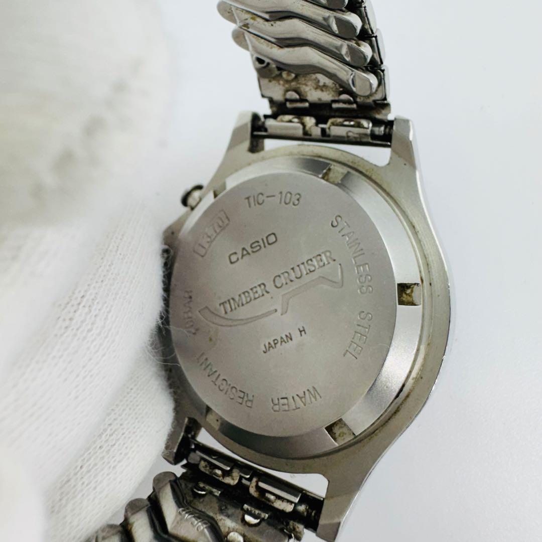 ✨CASIO✨カシオ✨ホワイト文字盤✨デイデイト✨TIC-103✨腕時計✨