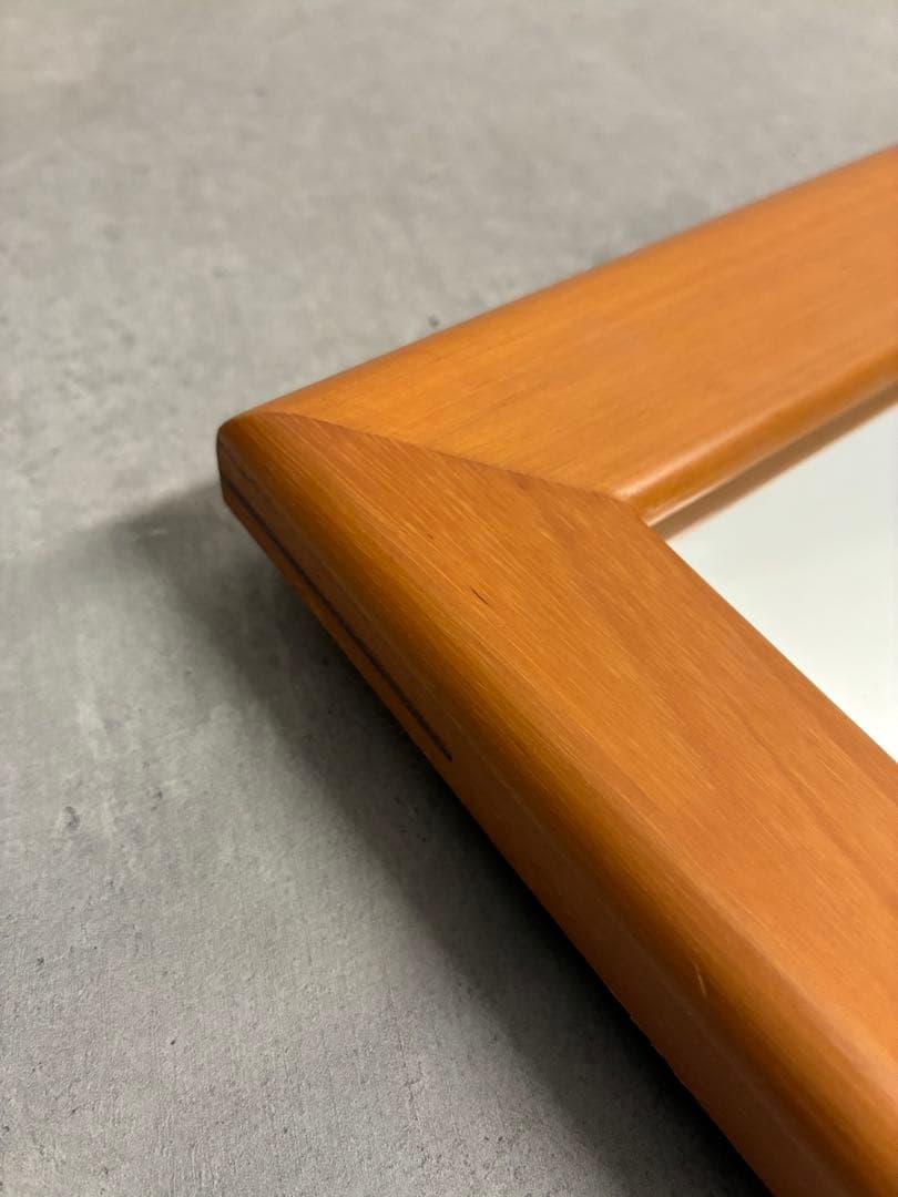 北欧　大きいサイズの姿見　美品　ビンテージ　ウォールミラー　ミッドセンチュリー