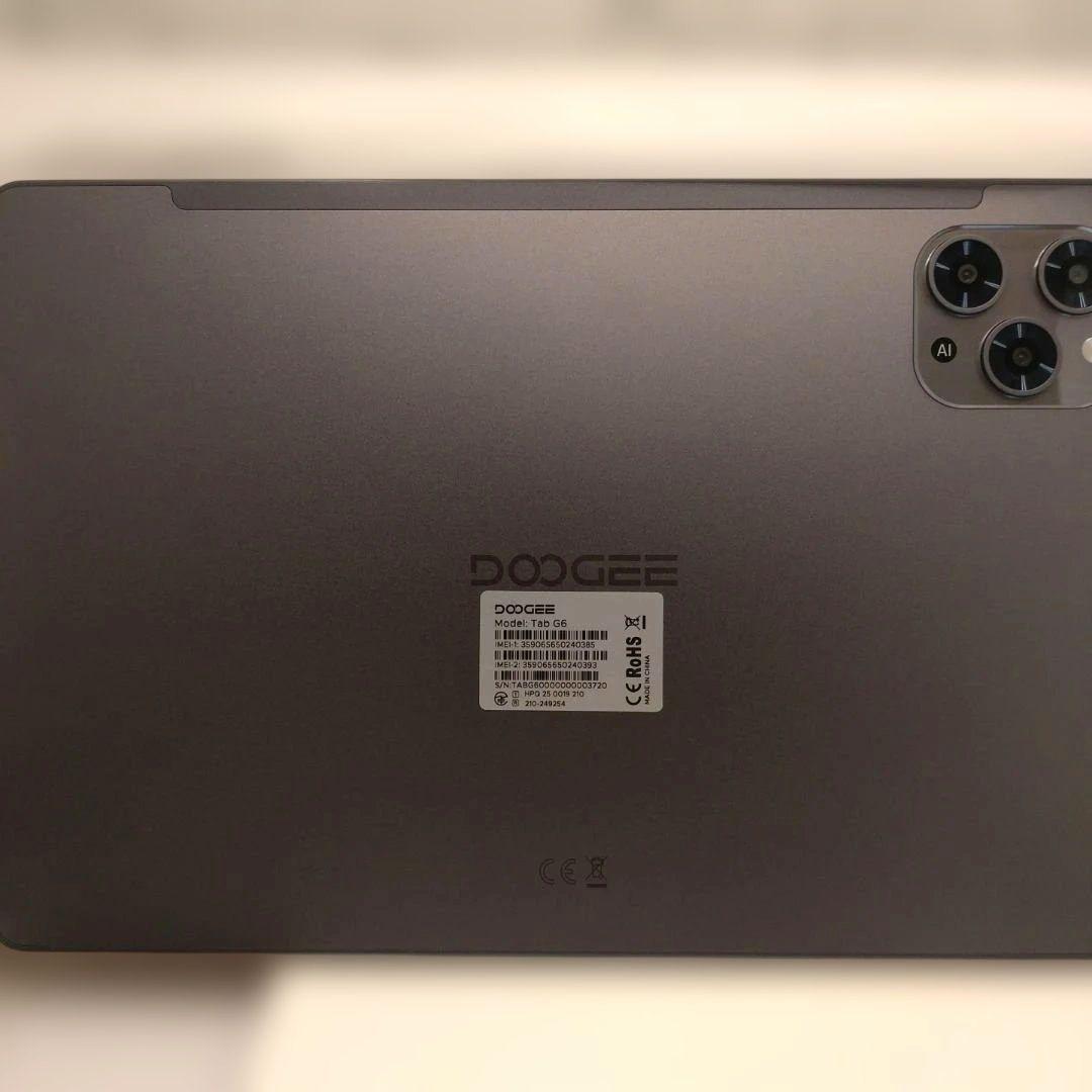 新品 DOOGEE G6 Android15 11インチタブレット SIMフリー