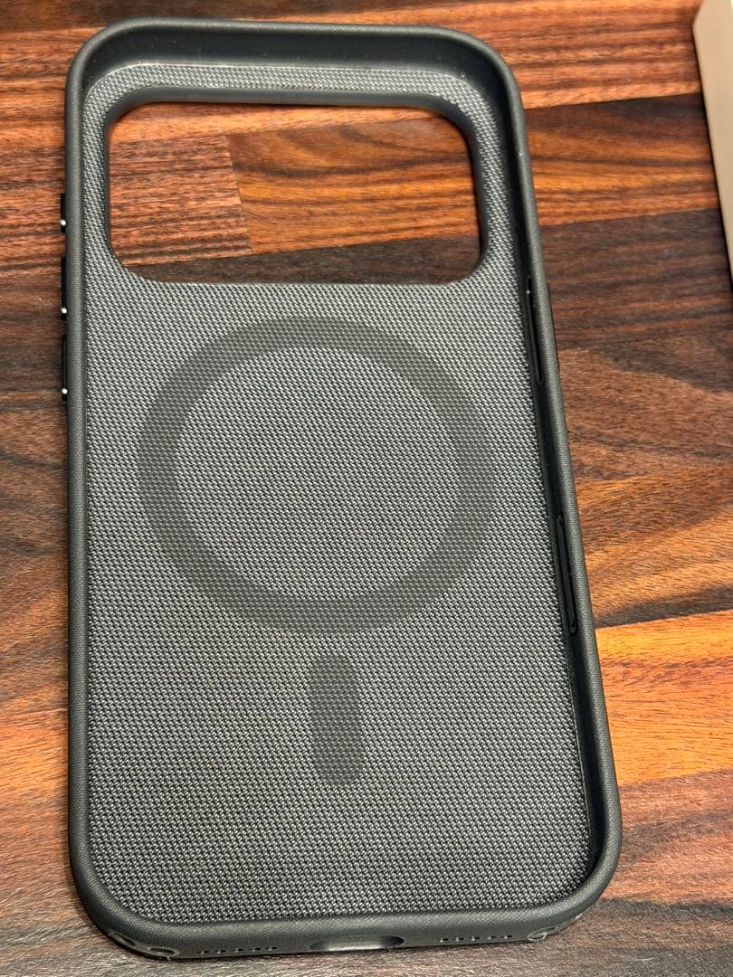 もれん　iPhone 17Pro アップル　テックウーブンケース　ブラック
