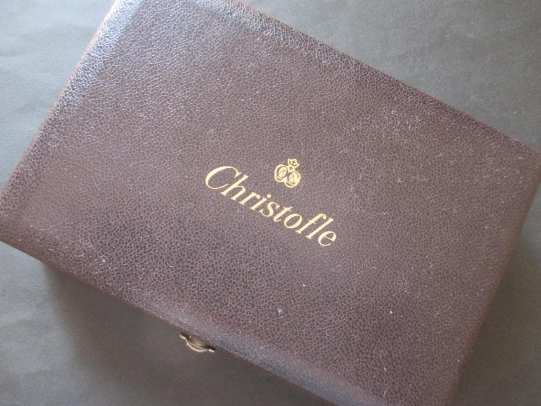 ☆仏蘭西高級銀器クリストフルシルバー　プティフォーク４本　日本限定品　収納箱入り