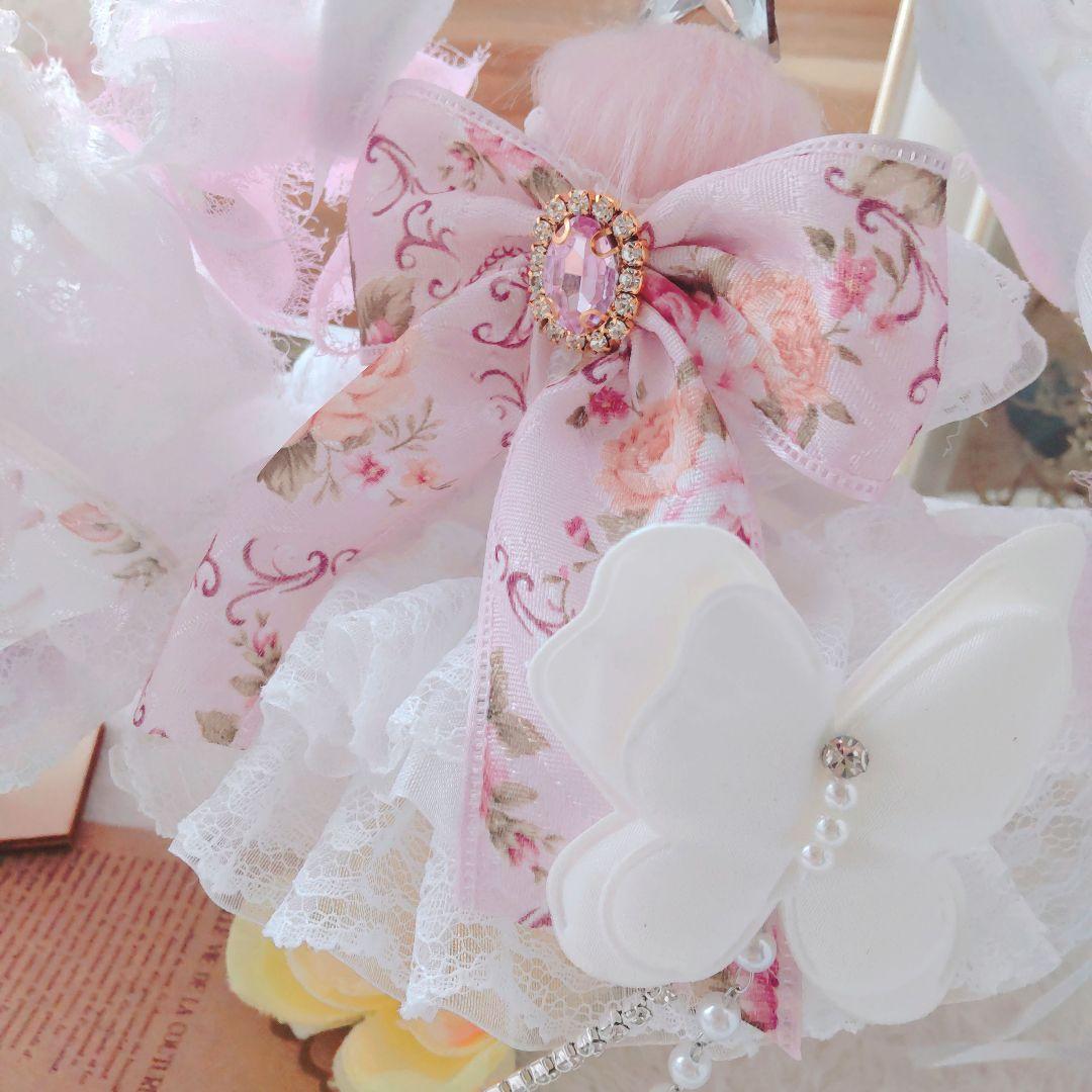 【特別セット】繋がりブローチ　アンティークローズ　ドレス　１６cm　ぬい服