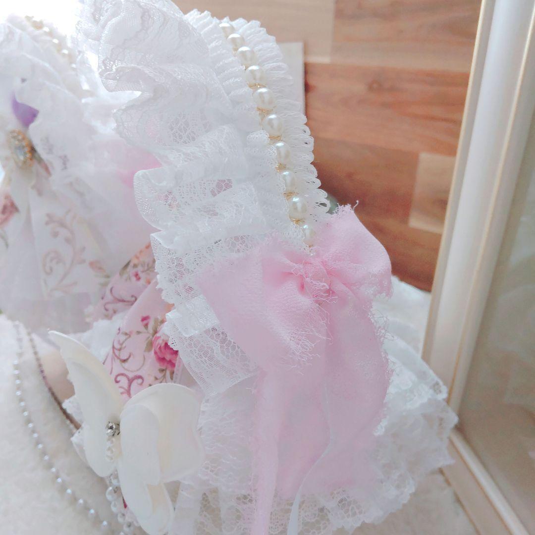 【特別セット】繋がりブローチ　アンティークローズ　ドレス　１６cm　ぬい服