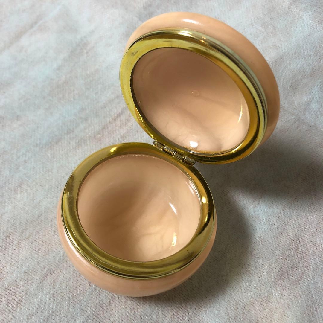 イタリア製　大理石　ローズ　小物入れ