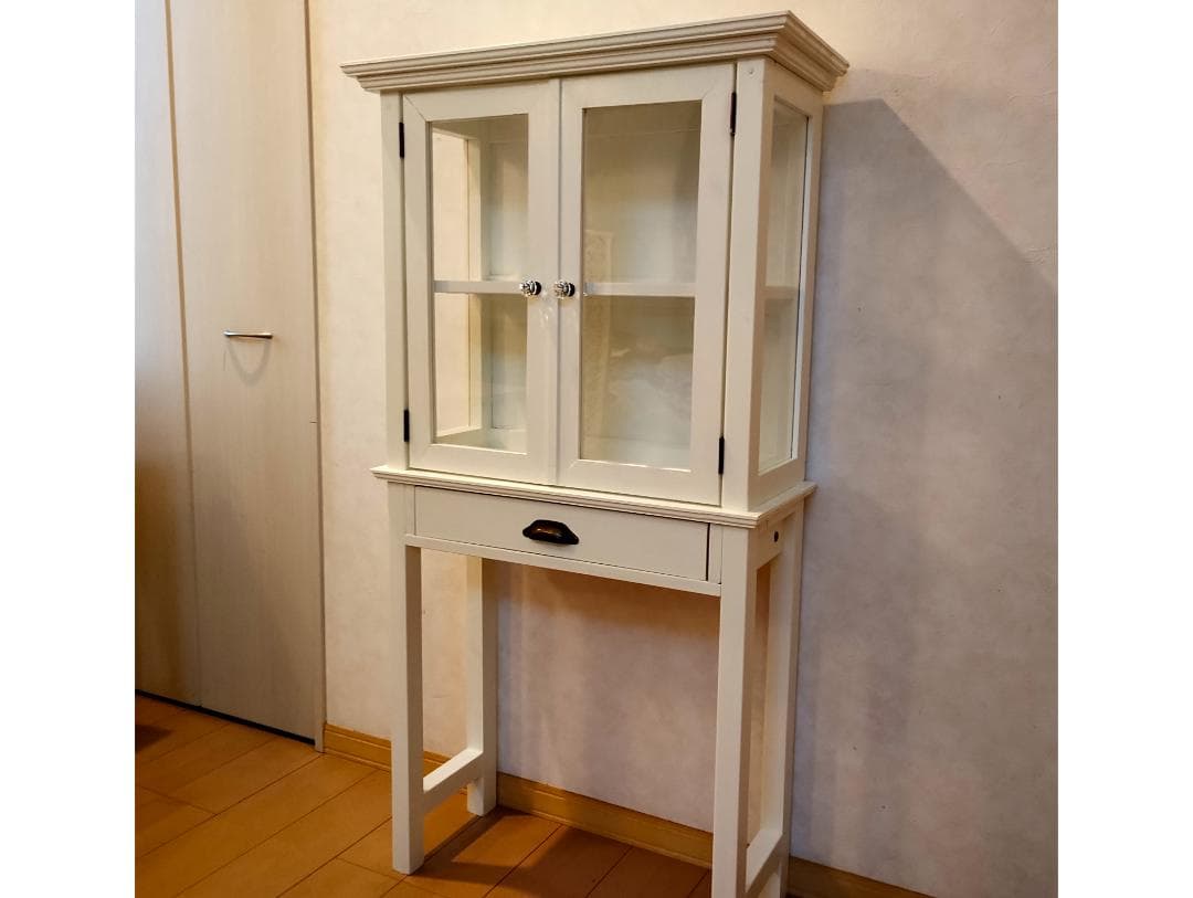 ハンドメイド木製キャビネット 医療棚 ケビント　什器