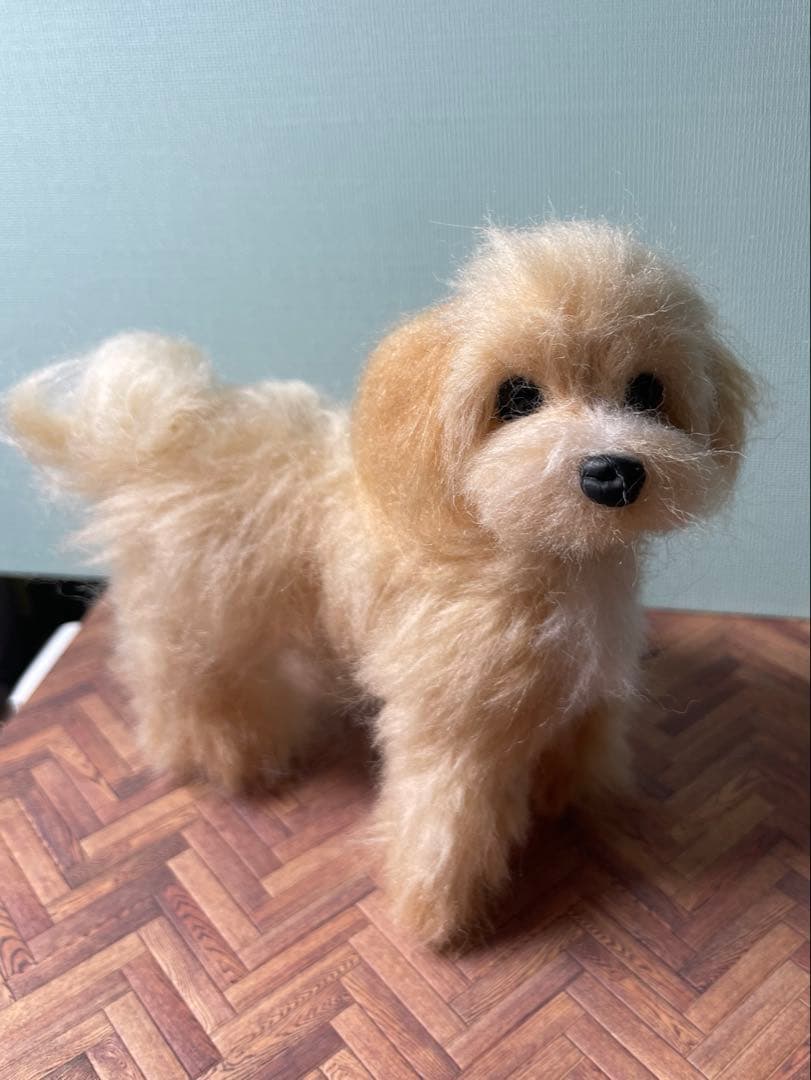 羊毛フェルト　犬　マルプー