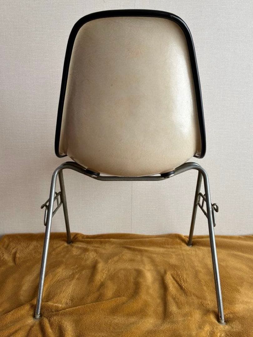 ヴィンテージ 日本製 イームズ ハーマンミラー シェルチェア ナウガハイドレザー