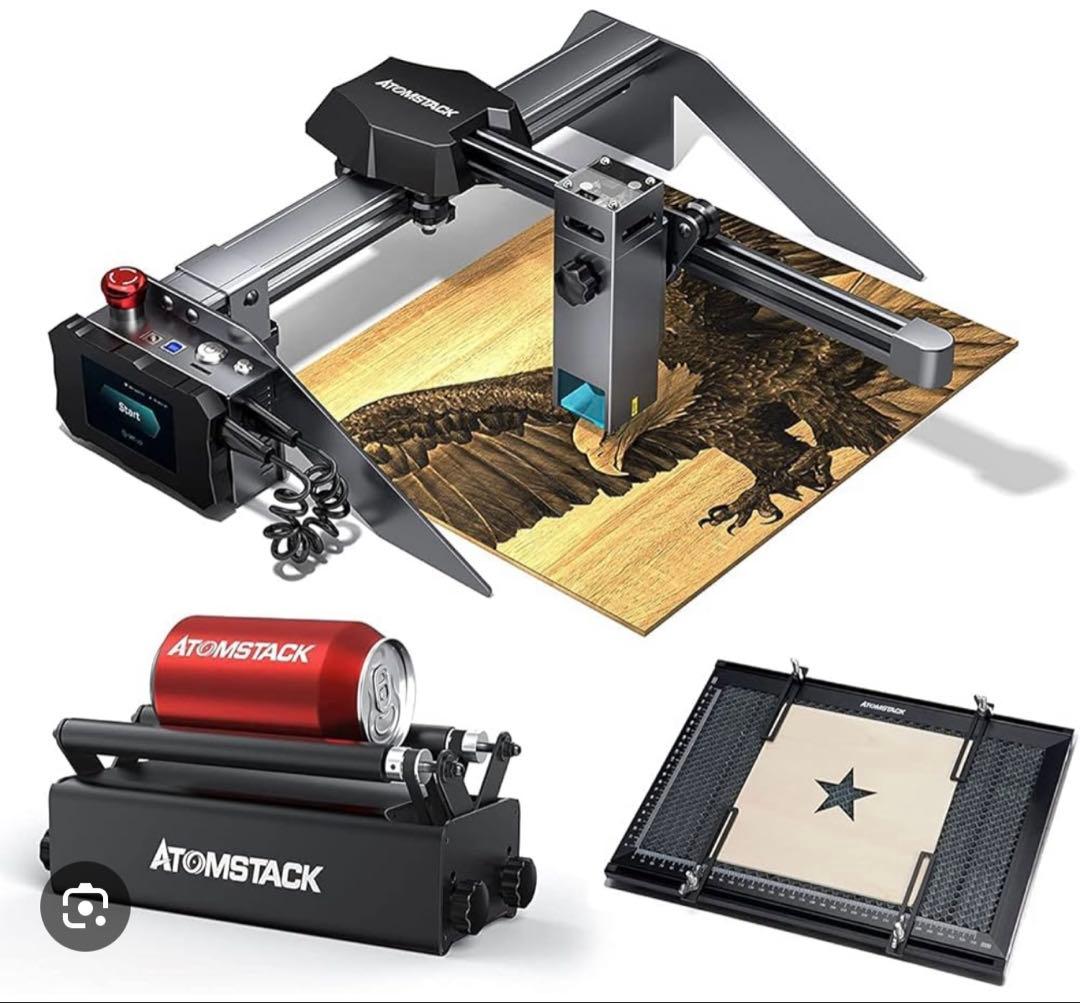 美品‼︎ Atomstack P9 M50 レーザー彫刻機 10w 50w 希少品