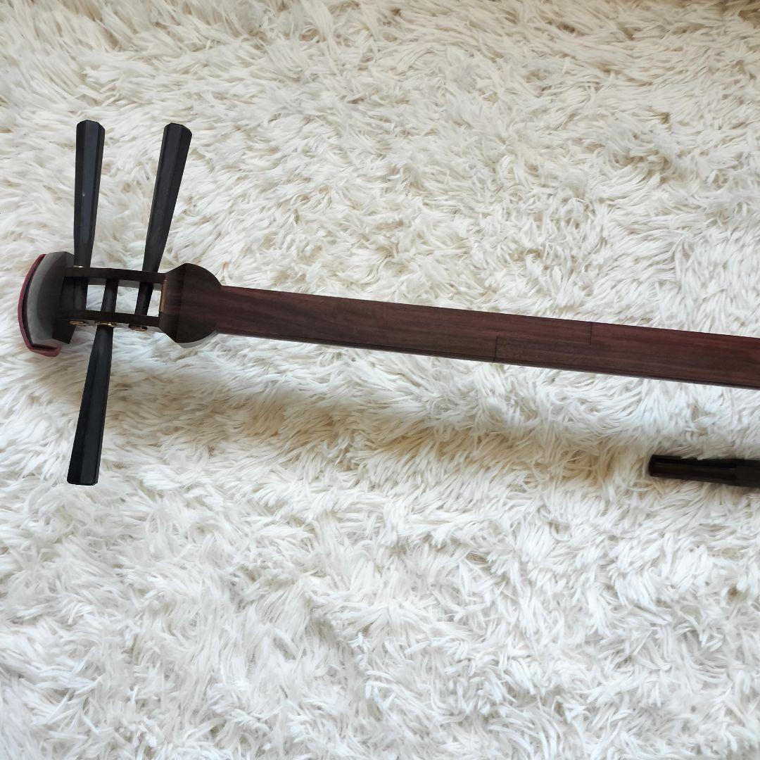 三味線 三絃一式 黒檀 ハードケース付き