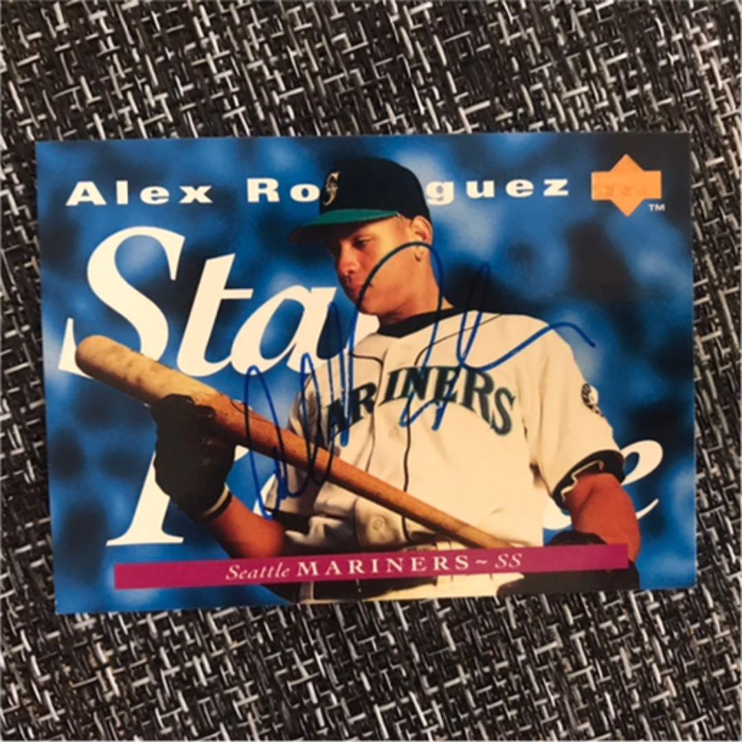 Aロッド　直筆サイン