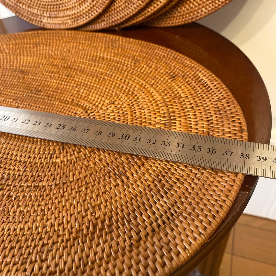 天然素材 バリ島産 アタ ランチョンマットBOXセット 大小各6枚入り