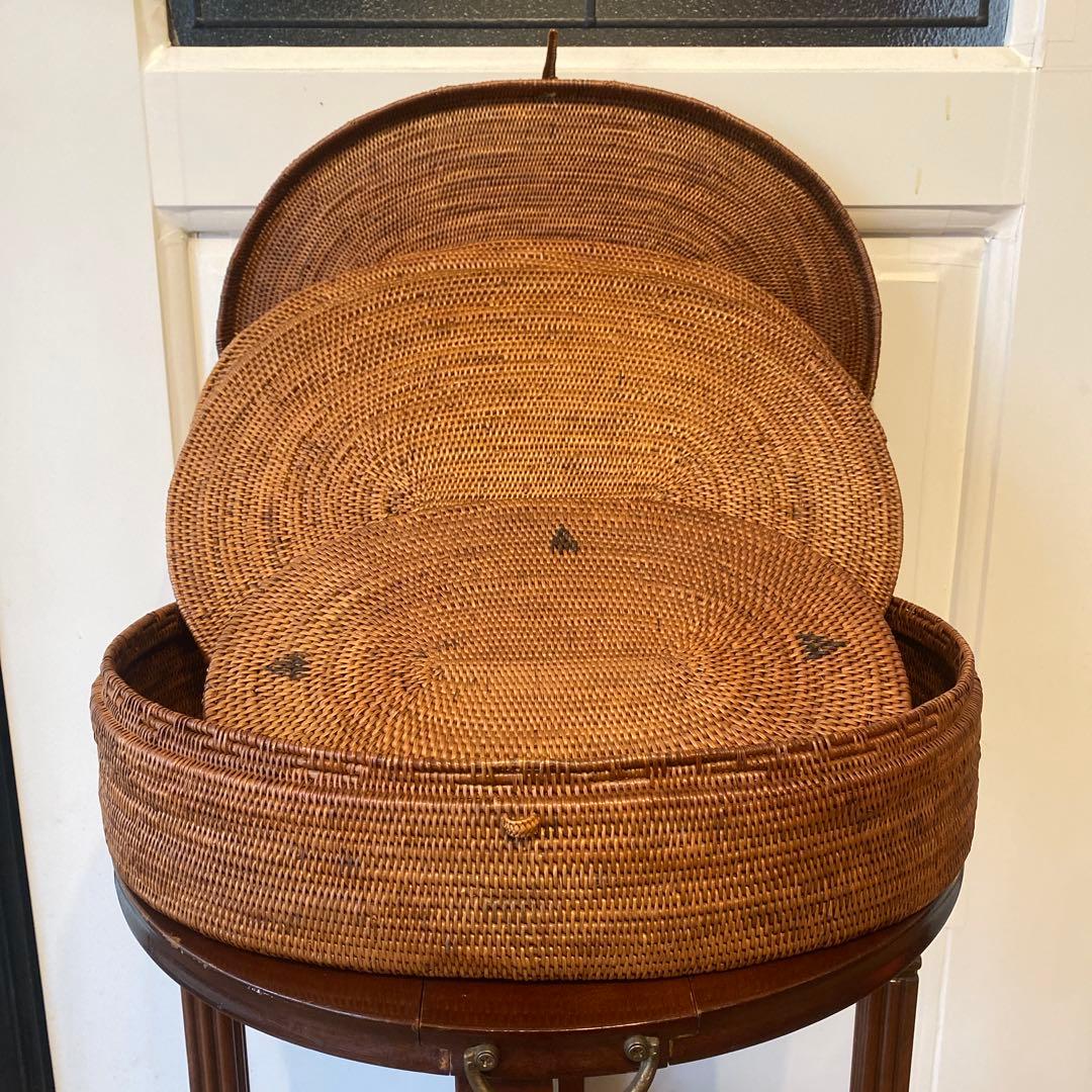 天然素材 バリ島産 アタ ランチョンマットBOXセット 大小各6枚入り