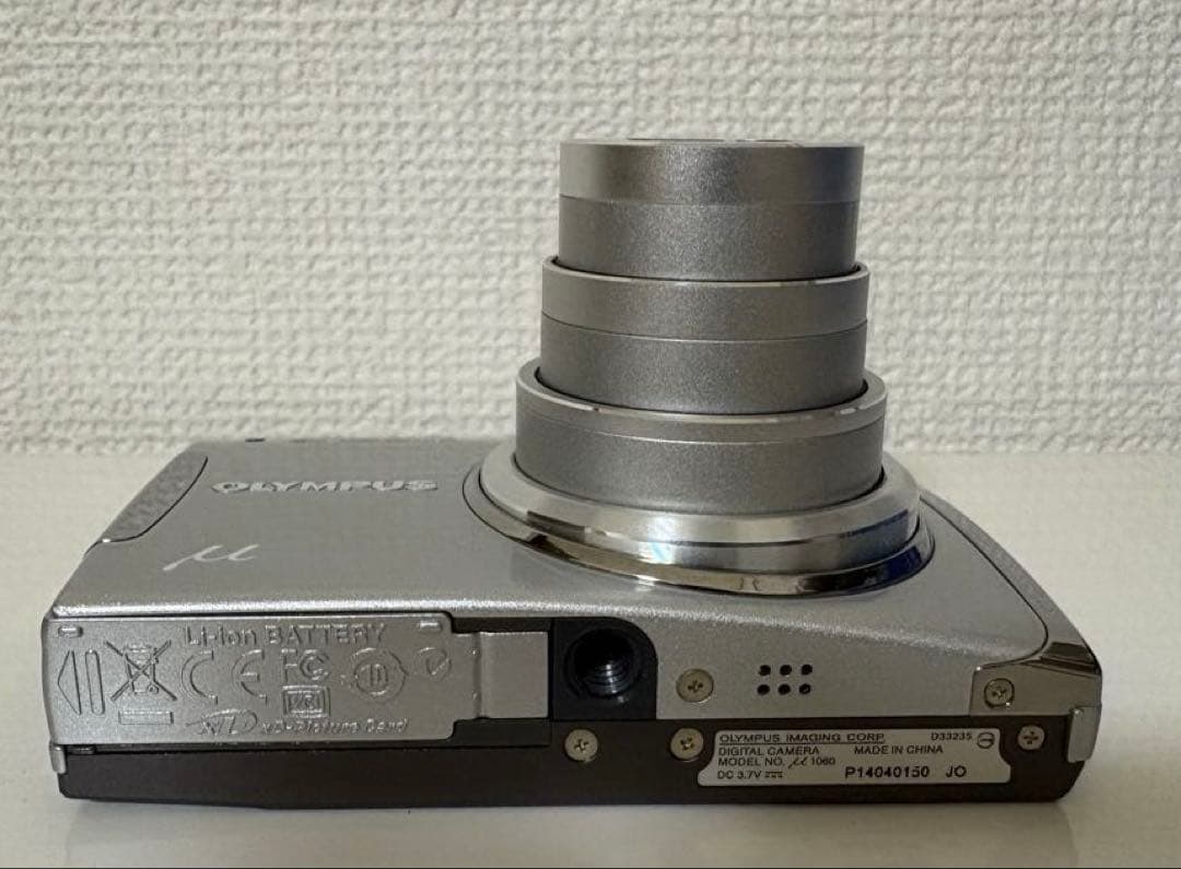 【美品・動作確認済】OLYMPUS μ1060 コンデジ　シルバー