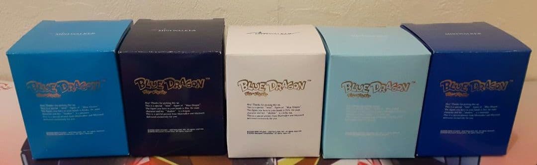 未使用品！　入手困難！　希少！　当時物　ブルードラゴン　フィギュア　5体セット