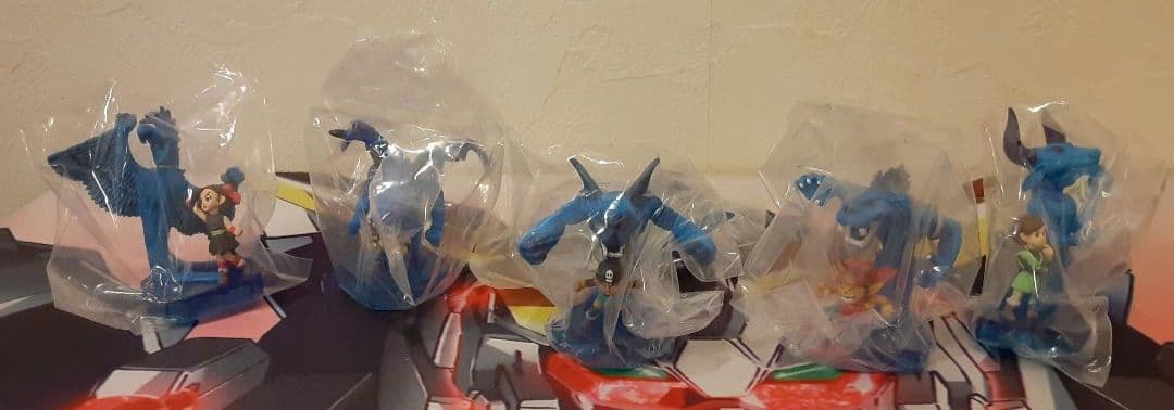 未使用品！　入手困難！　希少！　当時物　ブルードラゴン　フィギュア　5体セット
