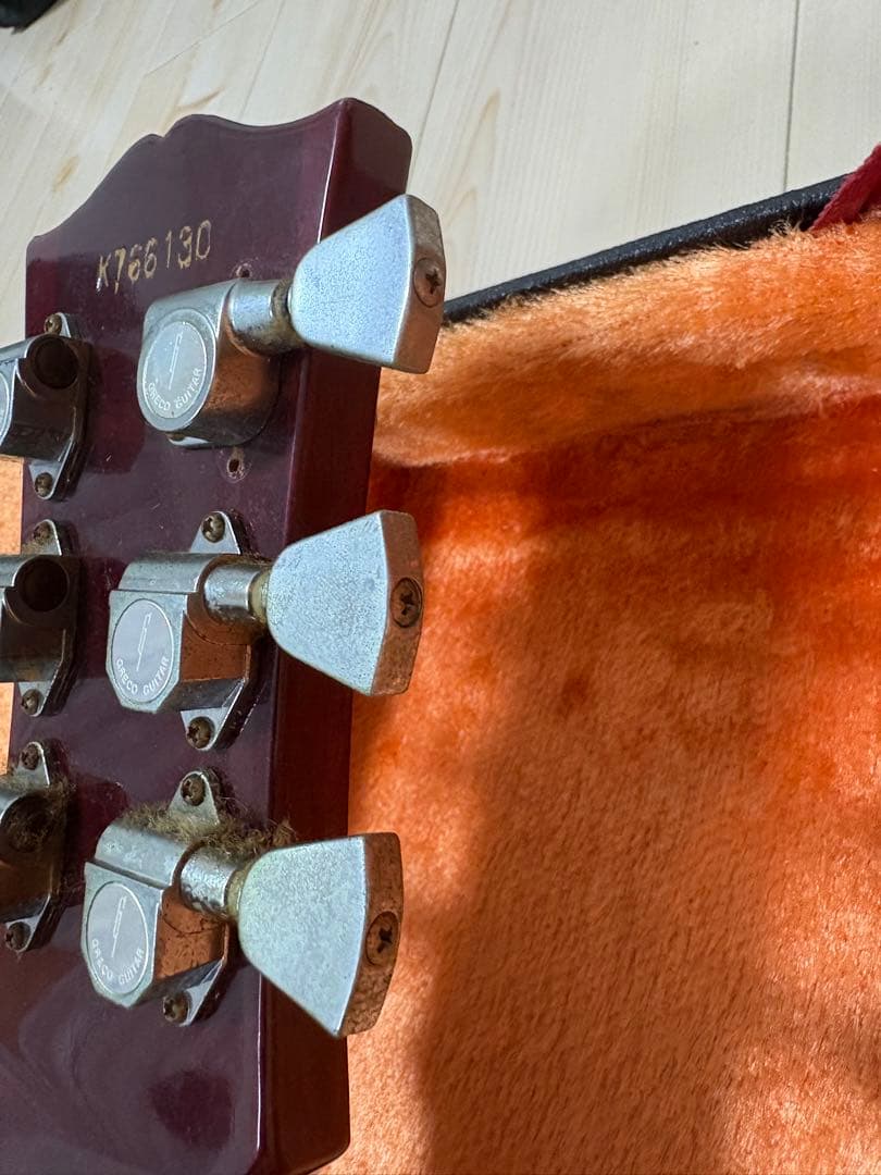 SGスタイルエレキギター バーガンディ