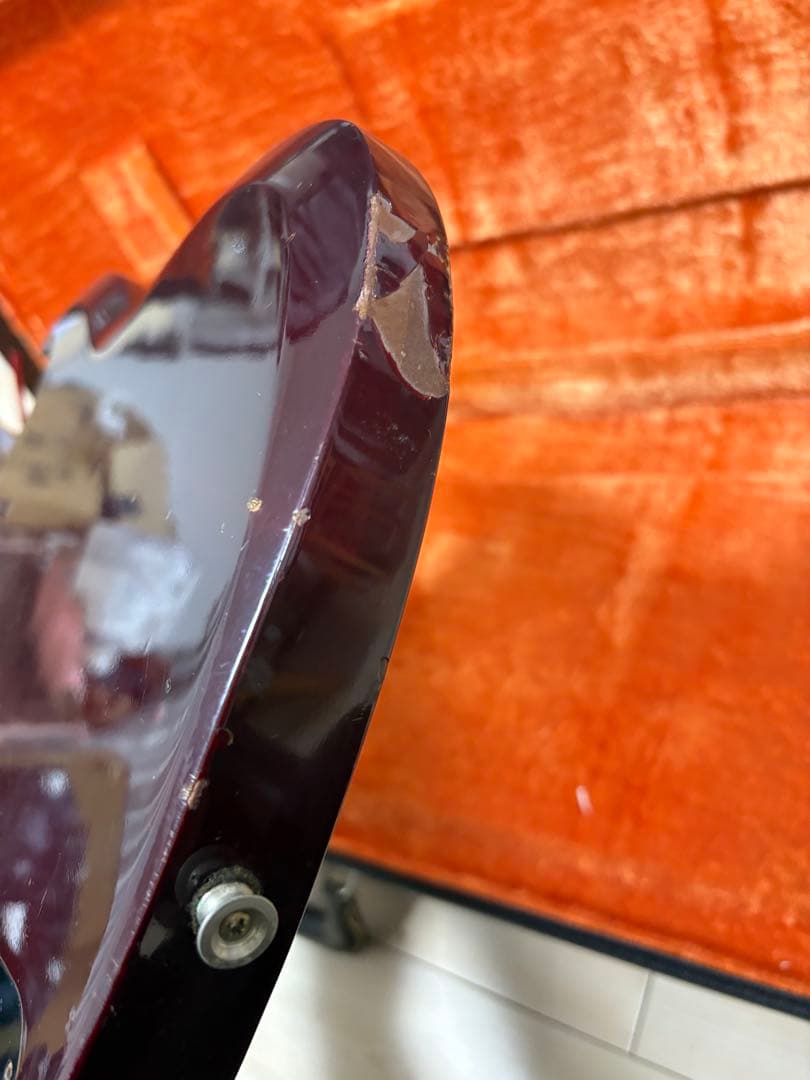 SGスタイルエレキギター バーガンディ