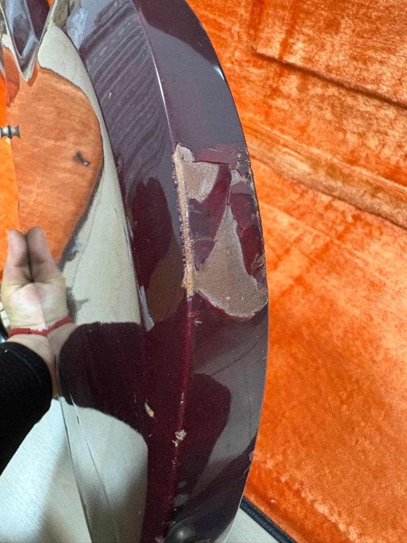 SGスタイルエレキギター バーガンディ