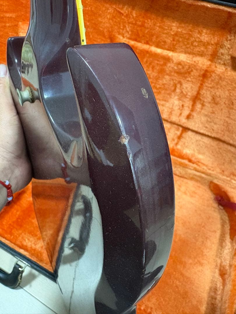 SGスタイルエレキギター バーガンディ