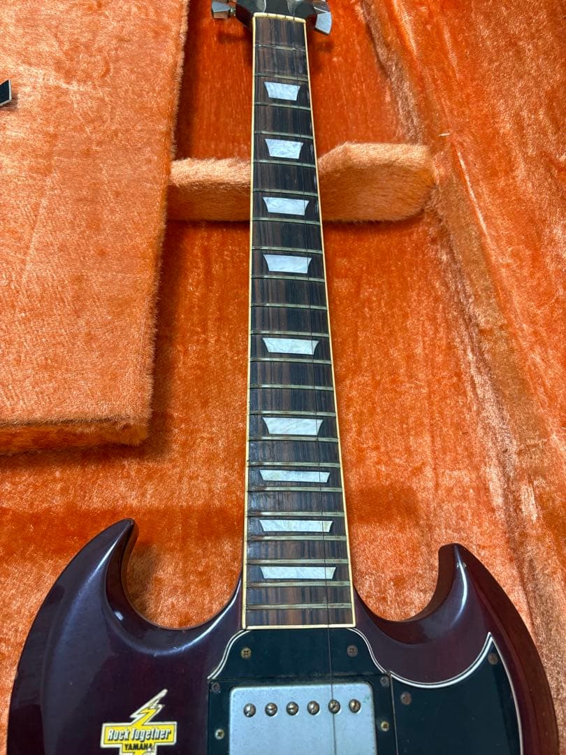 SGスタイルエレキギター バーガンディ