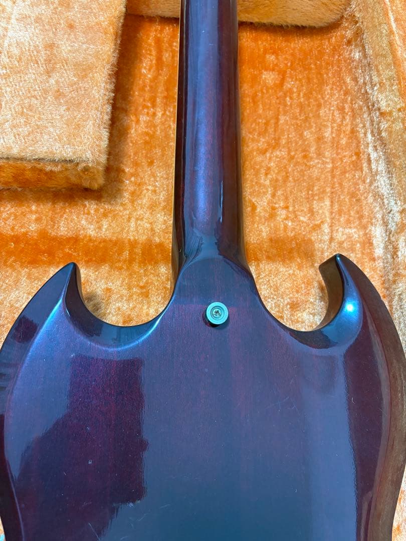 SGスタイルエレキギター バーガンディ