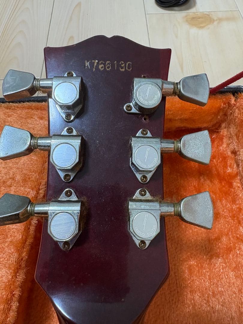 SGスタイルエレキギター バーガンディ