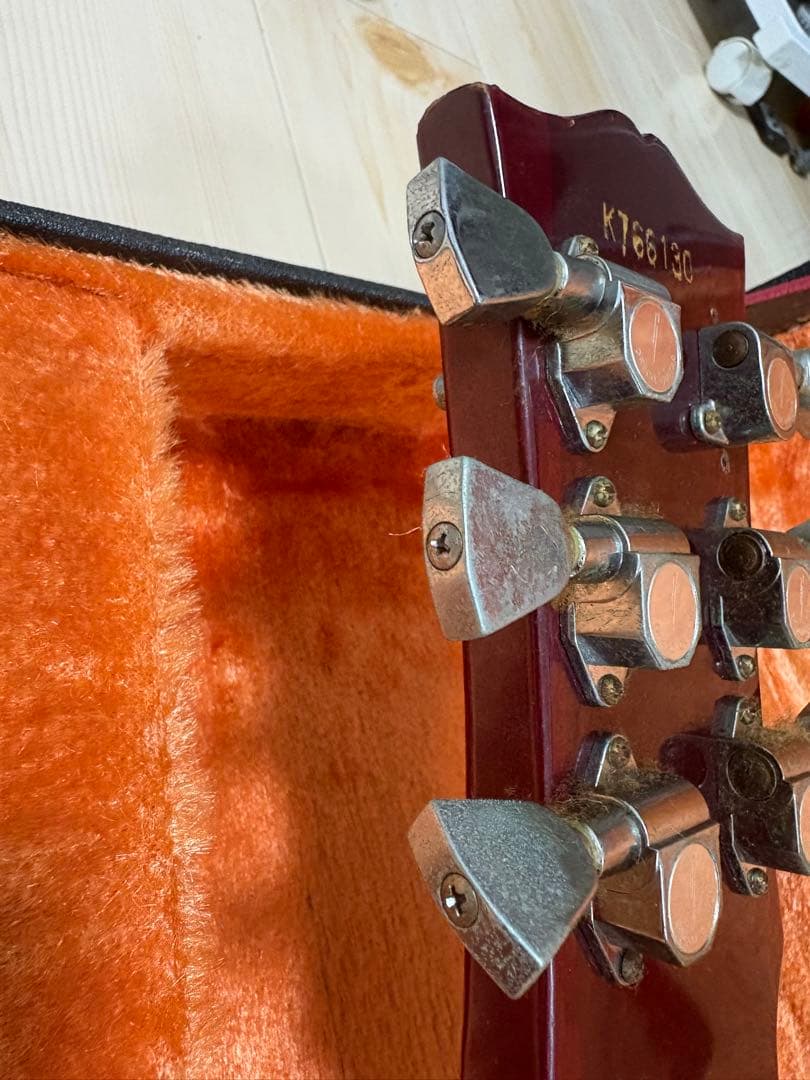 SGスタイルエレキギター バーガンディ