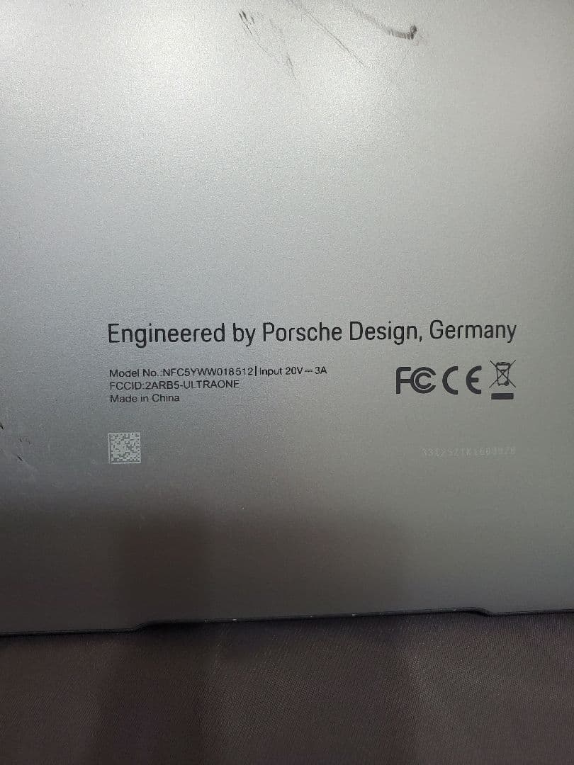 希少　PORSCHE DESIGN NOTE PC 15.6インチ