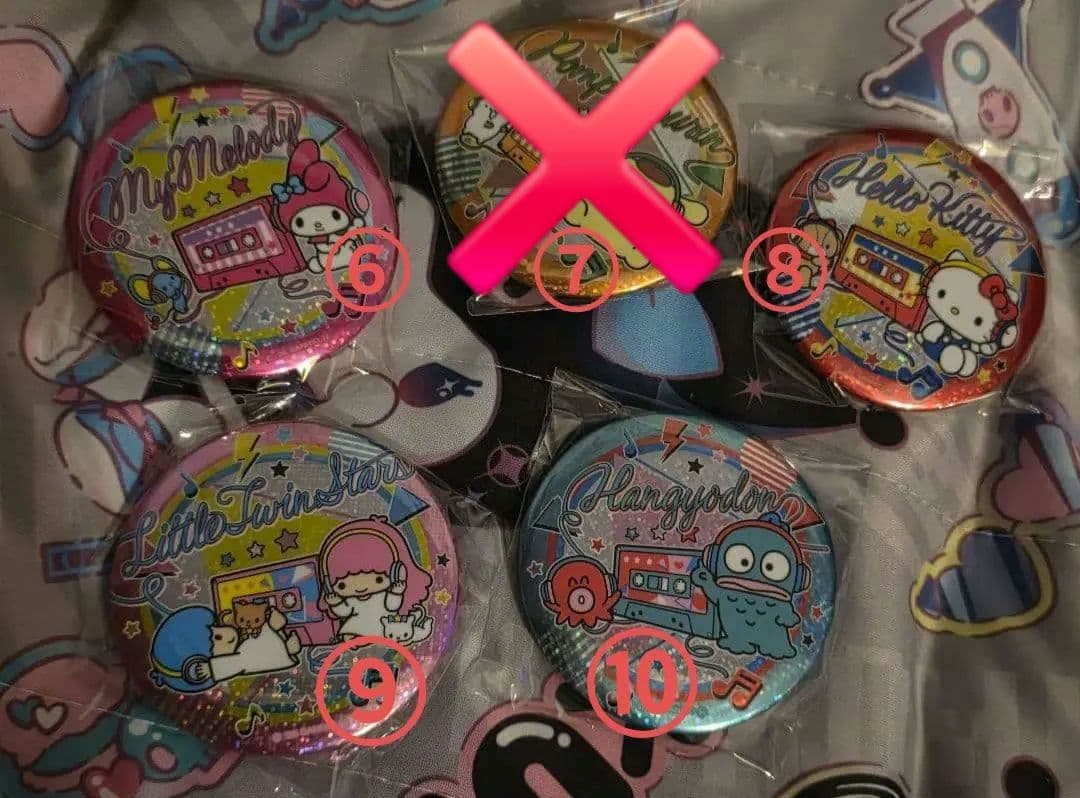 サンリオ缶バッジ 詰め放題【￥550】