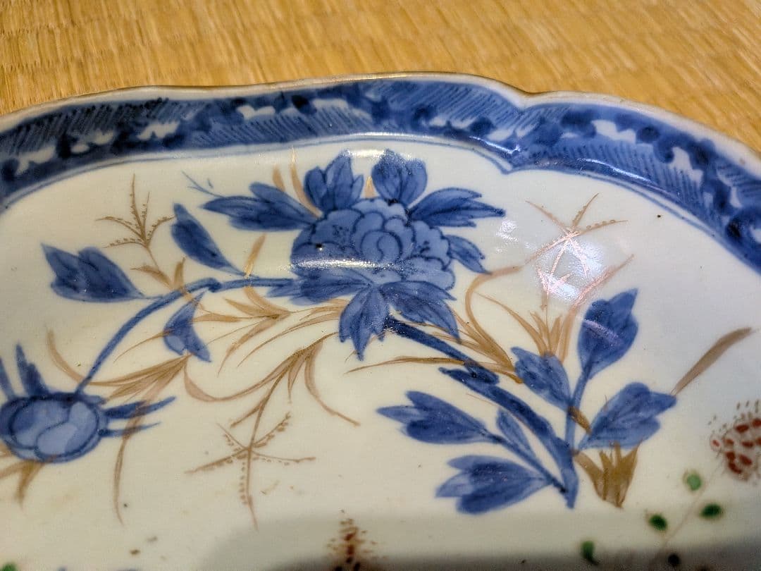 古伊万里　色絵　向付（５客）成化年製銘