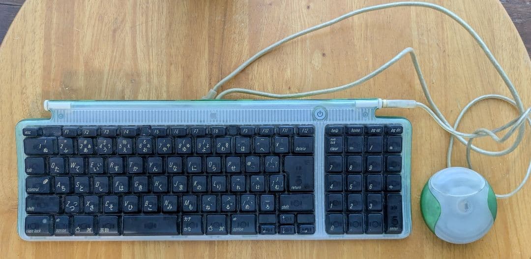 【通電確認済】Apple iMac G3 ライムグリーン キーボード マウス