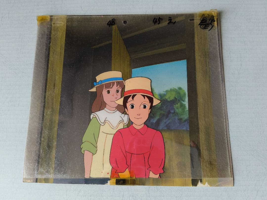 南の虹のルーシー　セル画５枚(背景付き)①