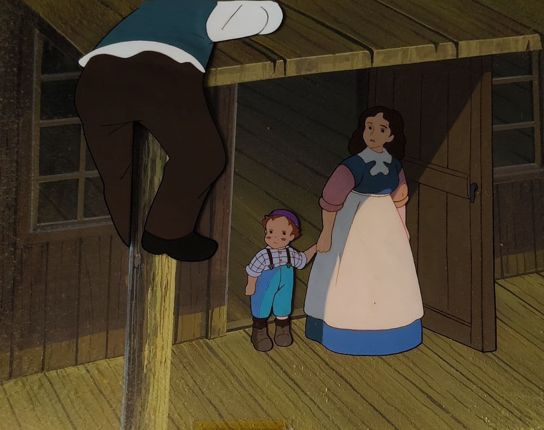 南の虹のルーシー　セル画５枚(背景付き)①