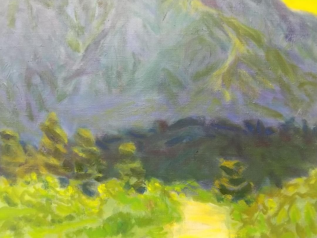 「根子岳」A 2006 F8 絵画 油絵 油彩画 アート 風景画