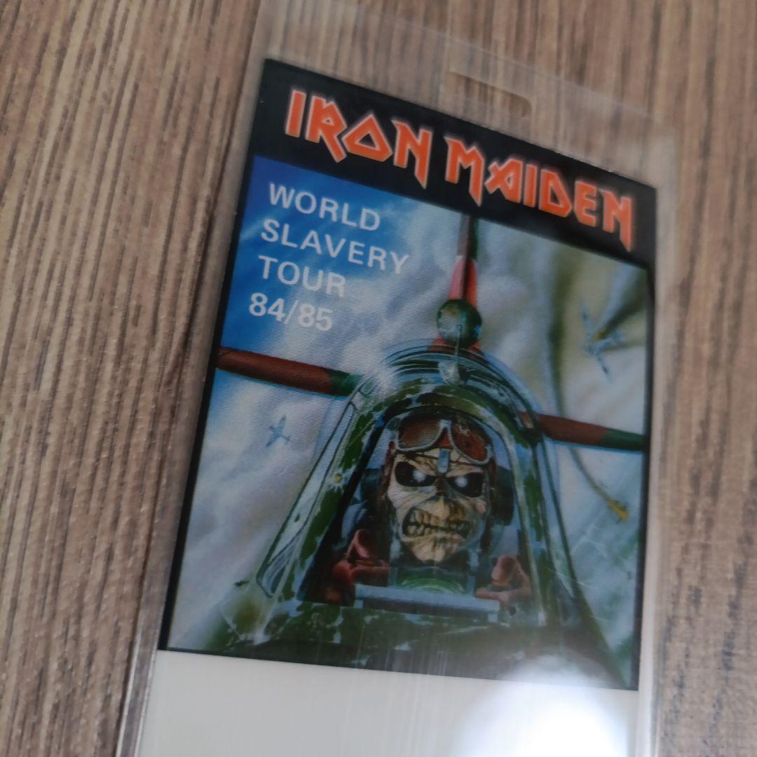 IRON MAIDEN ワールドツアー バックステージパス 84/85