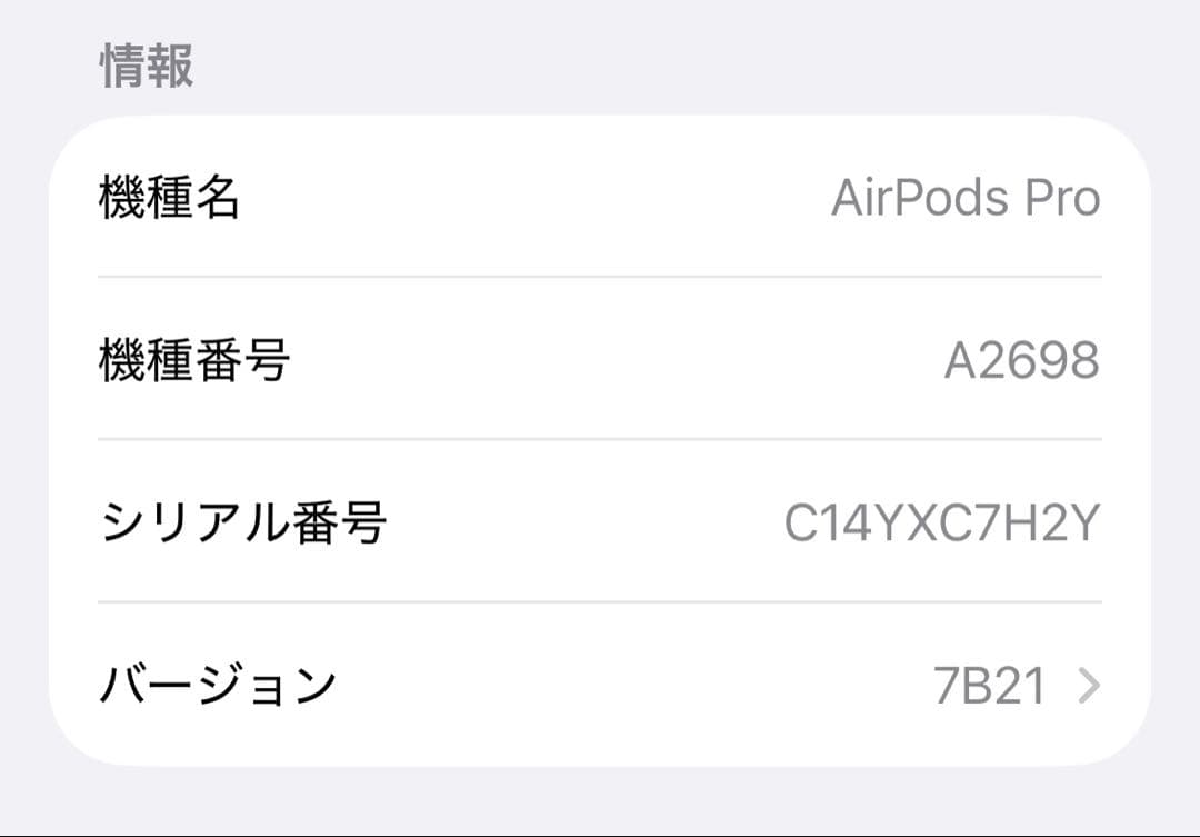 apple AirPods pro 第2世代 ライトニング Lightning