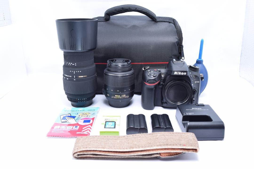 Nikon D7100 ダブルレンズセット　シグマ超望遠レンズ付き