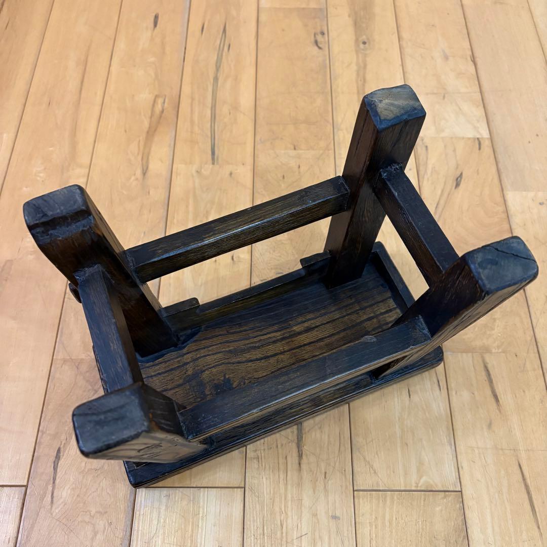 ☆アンティーク☆古道具　木製　スツール　ベンチ　花台　踏み台