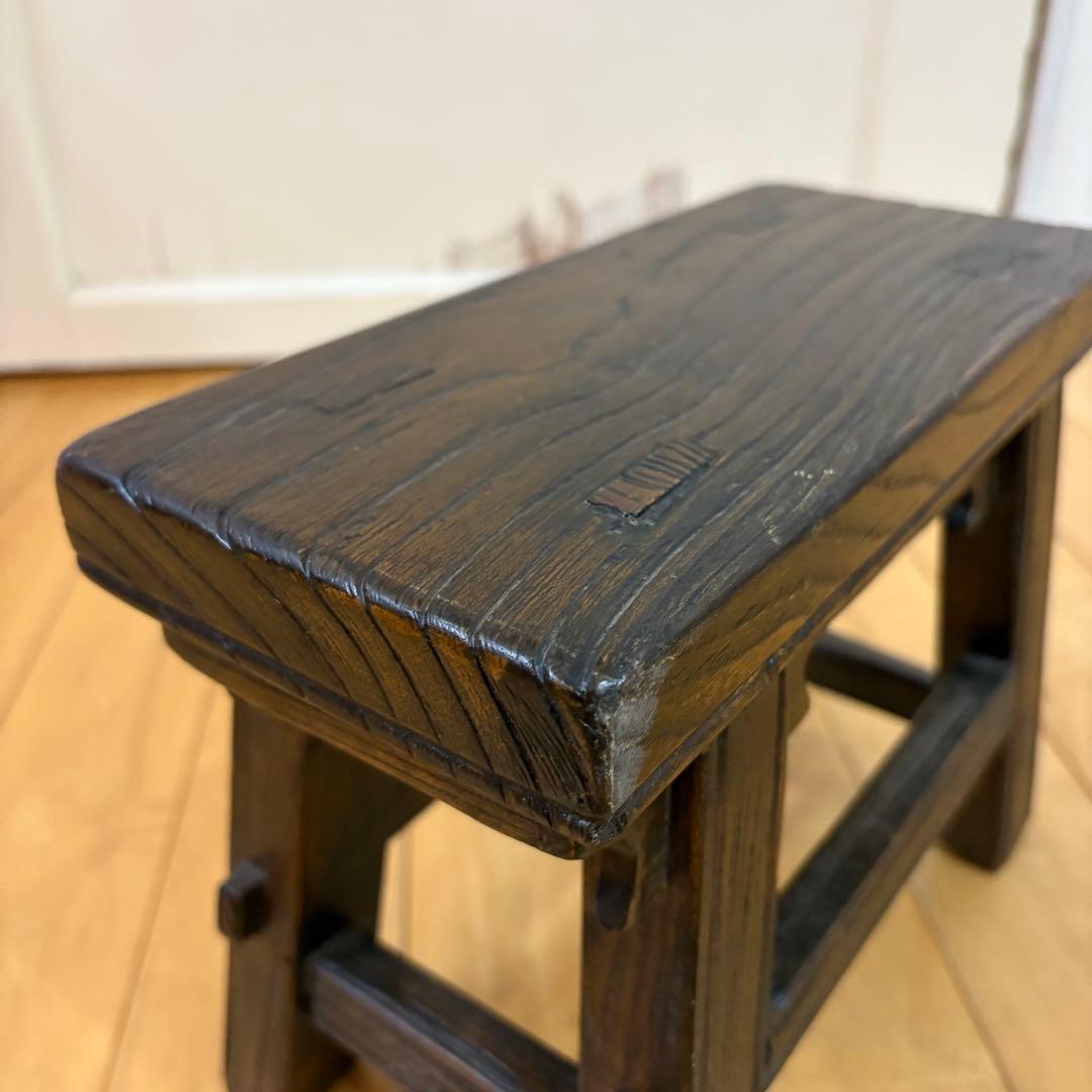 ☆アンティーク☆古道具　木製　スツール　ベンチ　花台　踏み台