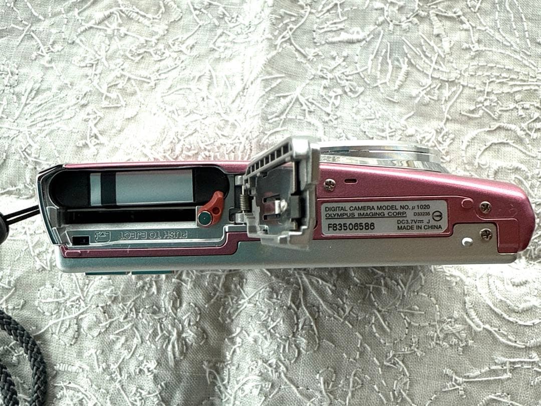 オリンパスμ1020デジカメ（ピンク） 動作確認済