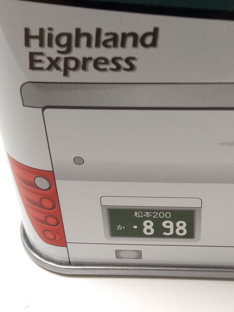 松本電鉄　缶クッキー（缶のみ、クッキー無し）　オマケ付