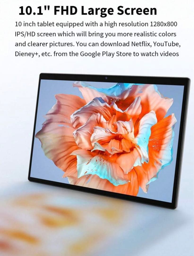 Android 15タブレット4GB RAM、128GBストレージ